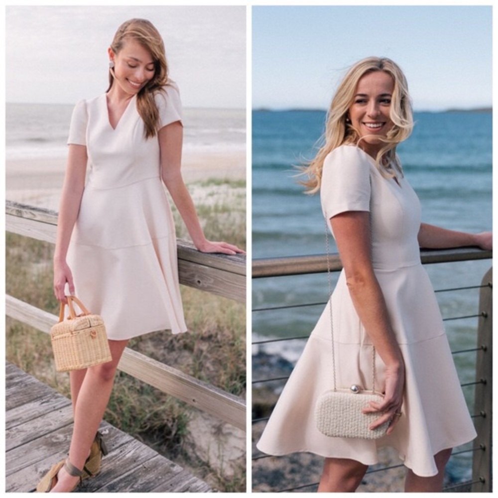 Gal Meets Glam Cream Kate Dress with Pockets 6